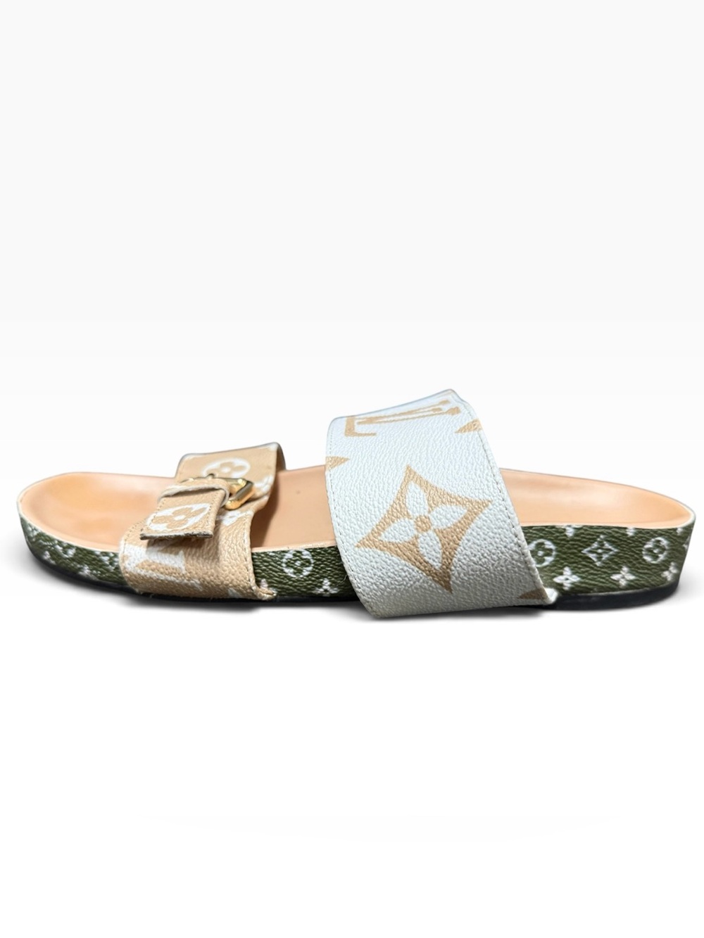 Louis Vuitton Multicolor Monogram Slide Sandals Size 39 Italy